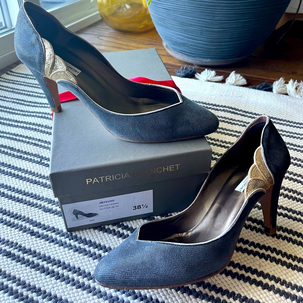 Patricia Blanchet (Paris) Designer heels. EU size 38.5 so fits like US 8-8.5.